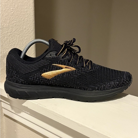 Brooks Revel 3 Black 1103141D077  Running Shoes Sneakers Mens Size 8.5 Medium D - Picture 5 of 10